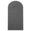 Guardian EcoGuard Diamond Floor Mat  Single Fan  48 x 96  Charcoal (MLLEGDSF040804)