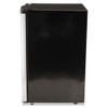 Avanti 4 4 CF Refrigerator  19 1 2 W x 22 D x 33 H  Black Stainless Steel (AVARM4436SS)