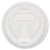 Dart Optima Reclosable Lids for Paper Hot Cups for 10-24 oz Cups  White  1000 Carton (SCCOPT316)