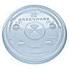 Fabri-Kal Greenware Cold Drink Lids  Fits 16-18  24 oz Cups  X-Slot  Clear  1000 Carton (FABLGC1624)