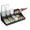 Mind Reader 11-Compartment Coffee Condiment Organizer  18 1 4 x 6 5 8 x 9 7 8  Black (EMSCOMORGBLK)