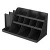 Mind Reader Extra Large Coffee Condiment and Accessory Organizer 24 x 11 4 5 x 12 1 2  Black (EMSCOMORG02BLK)
