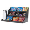 Mind Reader Extra Large Coffee Condiment and Accessory Organizer 24 x 11 4 5 x 12 1 2  Black (EMSCOMORG02BLK)