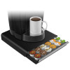 Mind Reader Coffee Pod Drawer  Fits 26 Pods  14 3 4 x 13 1 4 x 2 3 4  Black (EMSTRY26PCBLK)