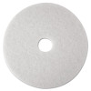 3M Super Polish Floor Pads 4100  27  Diameter  White  5 Carton (MMM20313)