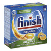 FINISH Dish Detergent Gelpacs  Orange Scent  Box of 32 Gelpacs  8 Boxes Carton (RAC81053CT)