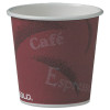 Dart Polycoated Hot Paper Cups  4 oz  Bistro Design  50 Pack  20 Pack Carton (SCC374SI)