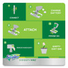 Swiffer Sweep   Vac Starter Kit with 8 Dry Cloths  2 Kits Carton (PGC92705CT)