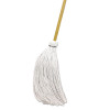 Boardwalk Deck Mop w Wooden Handle  16 oz  57  Handle  Rayon  12 Carton (BWKRD60016S)