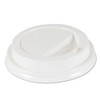 Boardwalk Deerfield Hot Cup Lids for 10oz - 20oz Cups  White  Plastic  50 PK  20 PK Carton (BWKDEERHLIDW)