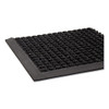 Crown Super-Soaker Wiper Mat with Gripper Bottom  Polypropylene  24 x 36  Charcoal (CWNSSR023CH)
