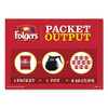 Folgers Coffee  Black Silk  1 4 oz Packet  42 Carton (FOL00019)