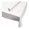Hoffmaster Plastic Roll Tablecover  40  x 100 ft  White (HFM113000)