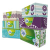 Puffs Plus Lotion Facial Tissue  2-Ply  White  124 Sheets Box  6 Boxes Pack  4 Packs Carton (PGC39383)