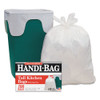 Handi-Bag Super Value Pack  13 gal  0 6 mil  23 75  x 28   White  600 Carton (WBIHAB6FK100CT)