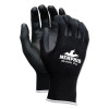 MCR Safety Economy PU Coated Work Gloves  Black  Small  1 Dozen (CRW9669S)