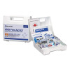 First Aid Only ANSI 2015 Compliant Class A Type I   II First Aid Kit for 25 People  89 Pieces (FAO90588)