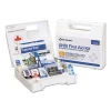 First Aid Only ANSI 2015 Compliant Class A  Type I   II First Aid Kit for 25 People  141 Pieces (FAO90589)