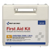First Aid Only ANSI 2015 Compliant Class A  Type I   II First Aid Kit for 25 People  141 Pieces (FAO90589)