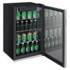 Alera 3 2 Cu  Ft  Beverage Cooler  Stainless Steel Black (ALERFBC34)