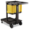 Rubbermaid Commercial Locking Cabinet  For Rubbermaid Commercial Cleaning Carts  Yellow (RCP6181YEL)