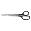 Westcott Straight Contract Scissors  8  Long  3  Cut Length  Black Straight Handle (ACM10572)