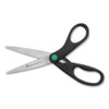 Westcott KleenEarth Scissors  8  Long  3 25  Cut Length  Black Straight Handles  2 Pack (ACM15179)