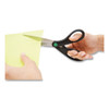 Westcott KleenEarth Scissors  8  Long  3 25  Cut Length  Black Straight Handles  2 Pack (ACM15179)