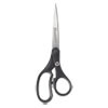Westcott KleenEarth Basic Plastic Handle Scissors  8  Long  3 25  Cut Length  Black Straight Handle (ACM15583)