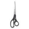 Westcott KleenEarth Basic Plastic Handle Scissors  9  Long  4 25  Cut Length  Black Straight Handle (ACM15586)