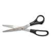 Westcott All Purpose Stainless Steel Scissors  8  Long  3 5  Cut Length  Black Straight Handle (ACM16907)