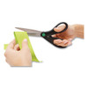 Westcott KleenEarth Scissors  8  Long  3 25  Cut Length  Black Straight Handle (ACM41418)