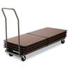 Alera Chair and Table Cart  20 86w x 50 78 to 72 04d  Black (ALEFTCART)