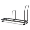 Alera Chair and Table Cart  20 86w x 50 78 to 72 04d  Black (ALEFTCART)