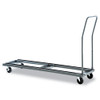 Alera Chair and Table Cart  20 86w x 50 78 to 72 04d  Black (ALEFTCART)