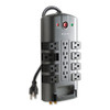 Belkin Pivot Plug Surge Protector  12 Outlets  8 ft Cord  4320 Joules  Gray (BLKBP11223008)