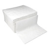 Boardwalk Dinner Napkin  17  x 17   White  3000 Carton (BWK8307W)
