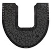 Boardwalk Commode Mat 2 0  Absorbant  Rubber  22 x 22  Black  6 Carton (BWKCMBB)