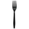Boardwalk Heavyweight Polypropylene Cutlery  Fork  Black  1000 Carton (BWKFORKHWPPBLA)