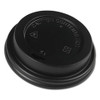 Boardwalk Hot Cup Lids  Fits 8 oz Hot Cups  Black  1000 Carton (BWKHOTBL8)