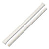 Boardwalk Individually Wrapped Paper Straws  7 3 4  x 1 4   White  3200 Carton (BWKPPRSTRWWR)