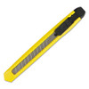 Boardwalk Snap Blade Knife  Retractable  Snap-Off  Straight-Edged  Yellow (BWKUKNIFE75)