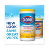 Clorox Disinfecting Wipes  7 x 7 3 4  Crisp Lemon  75 Canister  6 Canisters Carton (CLO01628)