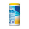 Clorox Disinfecting Wipes  7 x 7 3 4  Crisp Lemon  75 Canister  6 Canisters Carton (CLO01628)