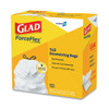 Glad Tall Kitchen Drawstring Trash Bags  13 gal  0 72 mil  24  x 27 38   Gray  400 Carton (CLO78526CT)