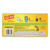 Glad OdorShield Tall Kitchen Drawstring Bags  13 gal  0 95 mil  24  x 27 38   White  80 Box (CLO78900BX)