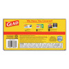 Glad OdorShield Tall Kitchen Drawstring Bags  13 gal  0 95 mil  24  x 27 38   White  240 Carton (CLO78902)