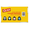 Glad Drawstring Large Trash Bags  30 gal  1 05 mil  30  x 33   Black  90 Carton (CLO78952)