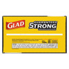 Glad Drawstring Large Trash Bags  30 gal  1 05 mil  30  x 33   Black  90 Carton (CLO78952)
