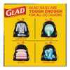 Glad Drawstring Large Trash Bags  30 gal  1 05 mil  30  x 33   Black  15 Box (CLO78966BX)